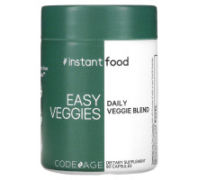Codeage, Instant Food, вегетарианские блюда, ежедневная вегетарианская смесь, 90 капсул