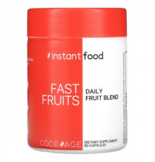 Фрукты и ягоды Instant Food, Fast Fruits, Daily Fruit Blend, 90 Capsules