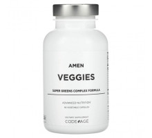 Зелень и зеленые овощи Amen, Veggies, 90 Vegetable Capsules