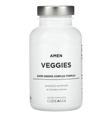 Зелень и зеленые овощи Amen, Veggies, 90 Vegetable Capsules