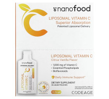 Codeage, Liposomal Vitamin C, Citrus Vanilla, 1,000 mg, 32 Pouches, 0.5 fl oz (15 ml) each
