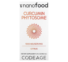 Codeage, Curcumin Phytosome, Citrus, 1,000 mg, 2 fl oz (59.2 ml)
