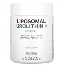 Антиоксиданты Codeage, Liposomal Urolithin A, Eternal, 60 капсул