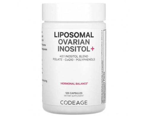 Регуляция гормонального фона Liposomal Ovarian Inositol+, 120 Capsules Регуляция гормонального фона Liposomal Ovarian Inositol+, 120 Capsules