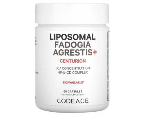 Цинк Codeage, Liposomal Fadogia Agrestis +, 60 капсул Цинк Codeage, Liposomal Fadogia Agrestis +, 60 капсул
