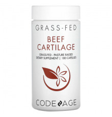 Для мышц и суставов Codeage, Говяжий хрящ, выращенный на пастбищах, 180 капсул