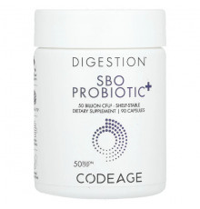 Пребиотики и пробиотики SBO Probiotic+, 50 Billion CFU, 90 Capsules