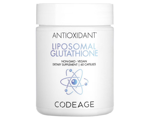 Codeage, Antioxidant, Liposomal Glutathione, 60 Capsules Codeage, Antioxidant, Liposomal Glutathione, 60 Capsules