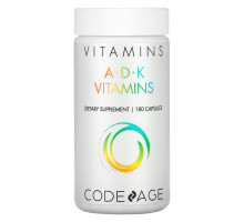 Codeage, витамины A, D и K, 180 капсул