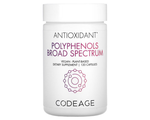 Codeage, Polyphenols Broad Spectrum, 120 Capsules