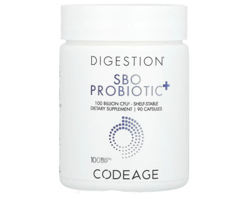 Пребиотики и пробиотики Digestion, SBO Probiotic+, 100 Billion CFU, 90 Capsules Пребиотики и пробиотики Digestion, SBO Probiotic+, 100 Billion CFU, 90 Capsules