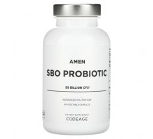 Пребиотики и пробиотики Amen, SBO Probiotic, 50 Billion CFU, 60 Vegetable Capsules