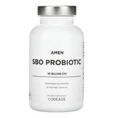 Пребиотики и пробиотики Amen, SBO Probiotic, 50 Billion CFU, 60 Vegetable Capsules
