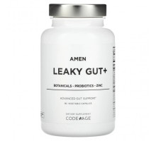 Для пищеварительной системы Codeage, Amen, Leaky Gut +, 90 растительных капсул