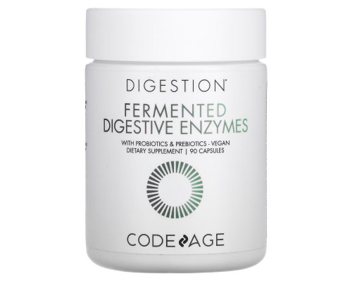 Codeage, Fermented Digestive Enzymes with Probiotics & Prebiotics, Vegan, 90 Capsules Codeage, Fermented Digestive Enzymes with Probiotics & Prebiotics, Vegan, 90 Capsules