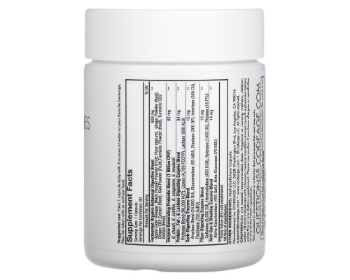 Codeage, Fermented Digestive Enzymes with Probiotics & Prebiotics, Vegan, 90 Capsules Codeage, Fermented Digestive Enzymes with Probiotics & Prebiotics, Vegan, 90 Capsules