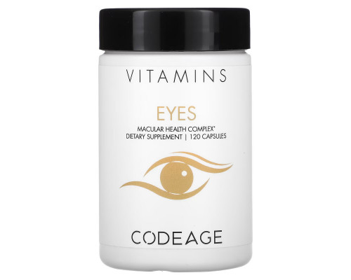 Codeage, Eyes Vitamin, комплекс для здоровья макулы, 120 капсул Codeage, Eyes Vitamin, комплекс для здоровья макулы, 120 капсул