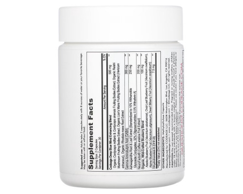 Codeage, Vitamins, Meditate, Ashwagandha, Gaba, Neurofactor, 60 Capsules Codeage, Vitamins, Meditate, Ashwagandha, Gaba, Neurofactor, 60 Capsules