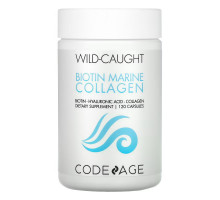 CodeAge, Wild Caught, Biotin Marine Collagen, 120 Capsules