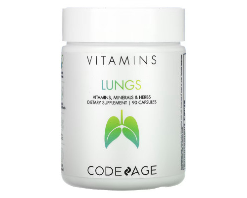 CodeAge, Vitamins, Lungs, 90 Capsules CodeAge, Vitamins, Lungs, 90 Capsules