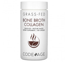 Для мышц и суставов Codeage, Bone Broth Collagen, 180 капсул