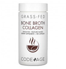 Для мышц и суставов Codeage, Bone Broth Collagen, 180 капсул