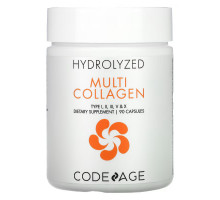 Codeage, Hydrolyzed, Multi Collagen, Type I, II, III, V, X, 90 Capsules