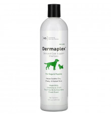 International Veterinary Sciences, Dermaplex, шампунь для поддержки кожи и шерсти, для собак и щенков, свежий аромат, 473 мл (16 жидк. Унций)