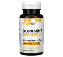 Natural Stacks, Dopamine Brain Food, 60 Vegetarian Capsules