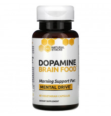 Natural Stacks, Dopamine Brain Food, 60 Vegetarian Capsules