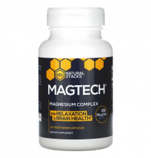 Natural Stacks, MagTech, Magnesium Complex, 90 Vegetarian Capsules