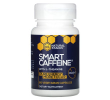 Natural Stacks, Smart Caffeine With L-Theanine, 60 Vegetarian Capsules