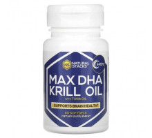 Рыбий жир и Омега 3, 6, 9 Max DHA Krill Oil with Tuna Oil, 60 Softgels