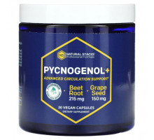 Антиоксиданты Natural Stacks, Pycnogenol +, 30 веганских капсул
