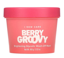I Dew Care, Berry Groovy, Brightening Glycolic Wash-Off Beauty Mask, 3.52 oz (100 g)