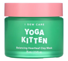 I Dew Care, Yoga Kitten, Balancing Heartleaf Clay Beauty Mask, 2.53 fl oz (75 ml)