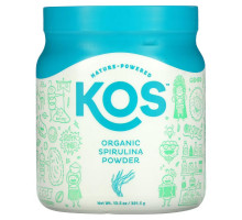 KOS, Organic Spirulina Powder, 13.5 oz (381.5 g)
