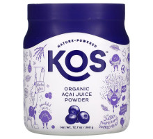 KOS, Organic Acai Juice Powder, 12.7 oz (360 g)