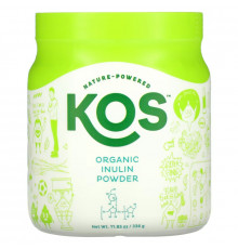 KOS, Organic Inulin Powder, 11.85 oz (336 g)