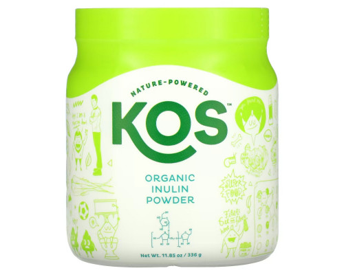 KOS, Organic Inulin Powder, 11.85 oz (336 g) KOS, Organic Inulin Powder, 11.85 oz (336 g)