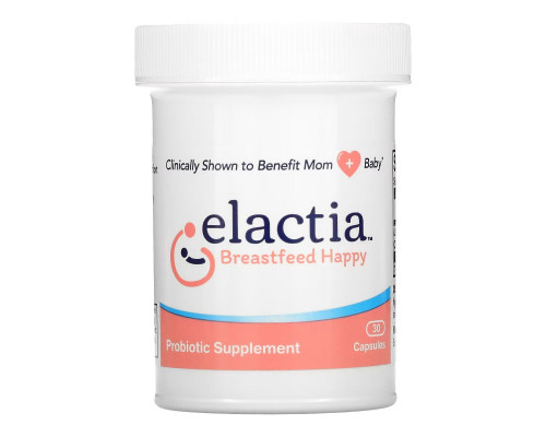 Elactia, Breastfeeding Probiotic, 30 Capsules Elactia, Breastfeeding Probiotic, 30 Capsules