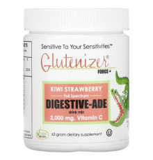 Sufficient C, Glutenizer Force+, Kiwi Strawberry, 63 g
