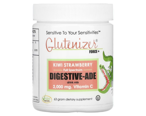 Sufficient C, Glutenizer Force+, Kiwi Strawberry, 63 g Sufficient C, Glutenizer Force+, Kiwi Strawberry, 63 g