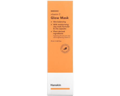 Hanskin, Vitamin C, Glow Beauty Mask, 2.36 fl oz (70 ml) Hanskin, Vitamin C, Glow Beauty Mask, 2.36 fl oz (70 ml)
