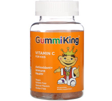 Gummi King Витамин  C для детей с натуральным апельсиновым вкусом  60 жевательных витаминов