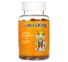 GummiKing, лютеин и зеаксантин для детей, 60 жевательных таблеток со вкусом манго
