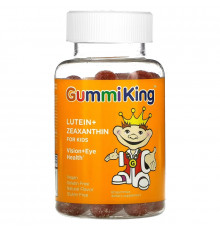 GummiKing, лютеин и зеаксантин для детей, 60 жевательных таблеток со вкусом манго