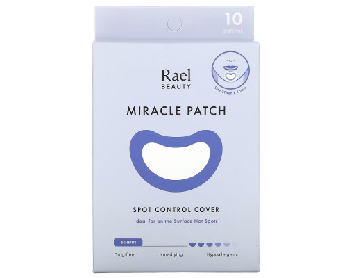 Rael, Inc., Miracle Patch, Spot Control Cover, 10 Patches