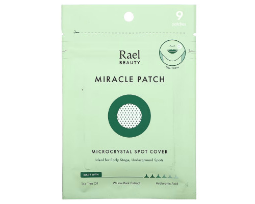 Rael, Inc., Miracle Patch, Microcrystal Spot Cover, 9 Patches