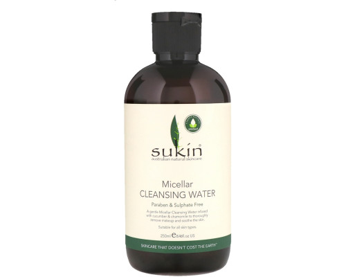Sukin, Micellar Cleansing Water, 8.46 fl oz (250 ml) Sukin, Micellar Cleansing Water, 8.46 fl oz (250 ml)